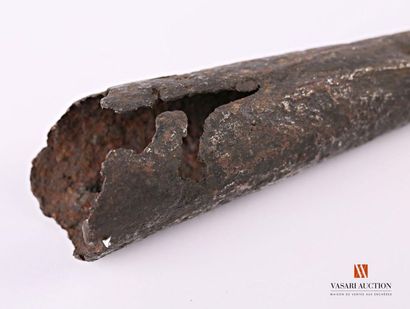 null Lance tip, wrought iron, socket diameter 30 mm, LT 22,5 cm, ME, Excavation piece
Haute...