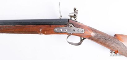 null Flintlock rifle, strong barrel of 118 cm, resulting from a regulation rifle,...