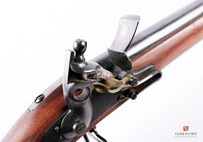 null Regulation rifle type an IV revolutionary, flintlock lock with flat body, 155...