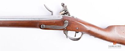 null Regulation rifle model 1777 modified year 9, flint lock of 160 mm, signed "...