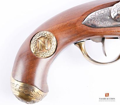 null Pistolet modèle an 13, platine à silex signée M. Imp. de St Etienne, superbe...