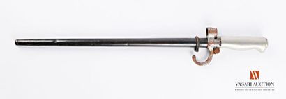 null Bayonet saber Mle 1886 M15 shortened for Lebel R.35 carabiner, nickel silver...
