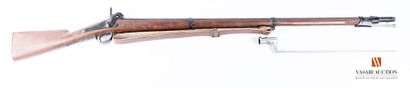 null Fusil de type réglementaire 1842 T, platine en arrière signée « Mre imple de...