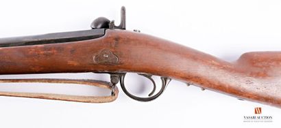 null Rifle of regulation type 1842 T, lock in back signed "Mre imple de St Etienne",...