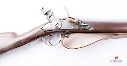 null Regulation sapper's rifle model 1815, flint lock of 160 mm, signed barrel of...