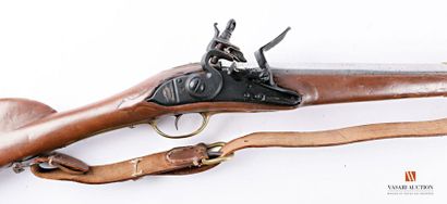 null Rifle type dragon 1733, flintlock lock of 165 mm, hammer swan neck, strong barrel...