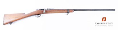 null Regulation rifle Chassepot model 1866, transformed hunting, case well marked...