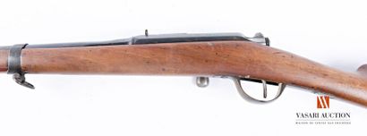 null Regulation rifle Chassepot model 1866, transformed hunting, case well marked...