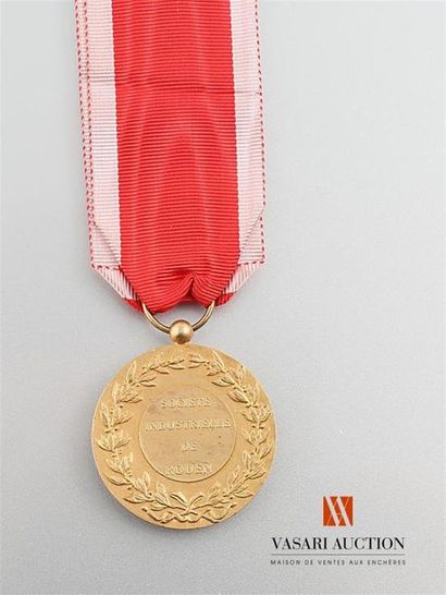 null Médaille de la société industrielle de Rouen, 37 mm, gravée par F.Chabaud, échelon...