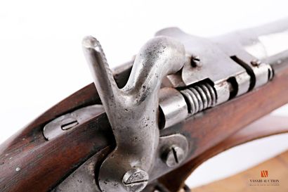 null Regulation rifle model 1867 transformed with snuffbox, lock in back marked "Mre...