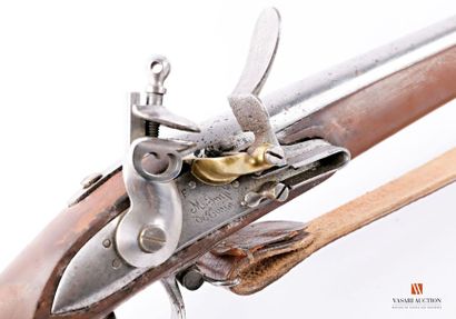 null Regulation rifle model 1777 modified year 9, flint lock of 160 mm, signed "...