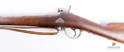 null Fusil de type réglementaire 1842 T, fabrication privée liégeoise, platine en...