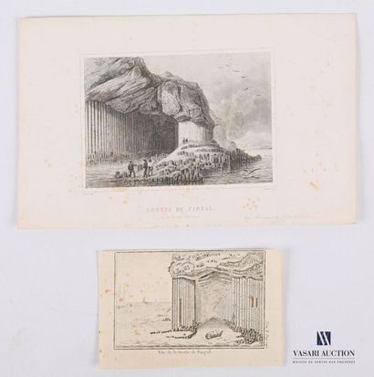 null [ROYAUME-UNI]
Gibert (Jean-Baptiste A. Gibert (1803-1889) ?) : "Grotte de Fingal....