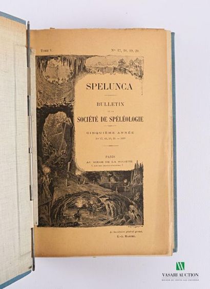  Spelunca, newsletter of the caving society. Volumes V to VI, from n°17 (1899) to...