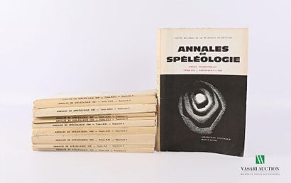 null [SPELEOLOGIE]
Annales de spéléologie. Centre National de la Recherche Scientifique....