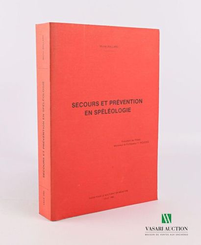 null MAILLARD Michel - Rescue and prevention in caving. Thesis for the Doctorate...