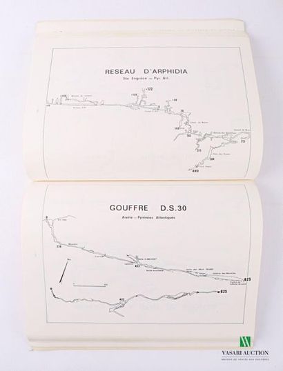 null COURBON Paul - Atlas of the great chasms of the world. Marseille, Editions Jeanne...