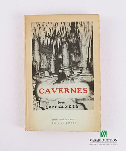 null Belgique - Cavernes. R.P.Dom. Félix Anciaux O.S.B. Editions du Guide de la Nature,...