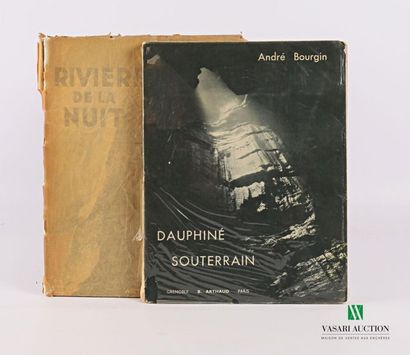 null Lot comprenant deux ouvrages :
- BOURGIN André - Rivières de la nuit - B. Arthaud,...