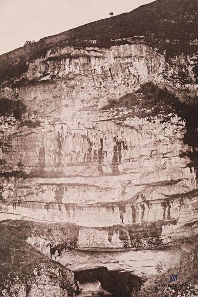  [PHOTOGRAPHY - ARIEGE] J. Prouvost (19th c.) (after): Cave of Mas-d'Azil. Phototype,...