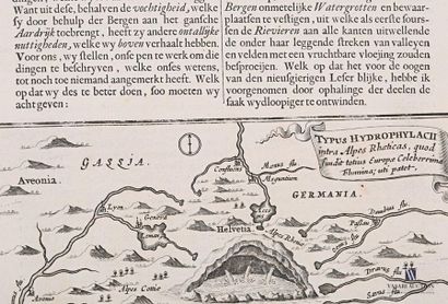 null [SUISSE]
Athanasius Kircher (1602-1680) : "Typus Hydrophylach intra Alpes Rhoeticas..."....