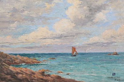 null CLAISSE Victor (20th century)
Animated coastal view
Oil on canvas
Signed lower...