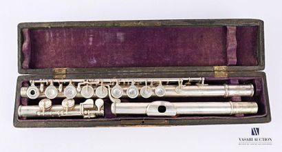 null Flute in silver plated metal, numbered and marked "Lépine Ft Bordeaux Modèle...