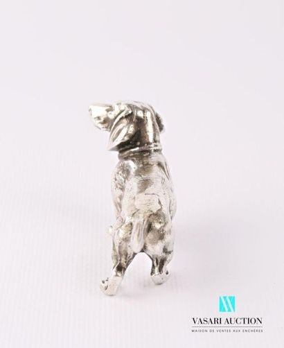 null Silver subject featuring a Dachshund.
Top. 4 cm - Width: 8.3 cm - Weight: 137.01...