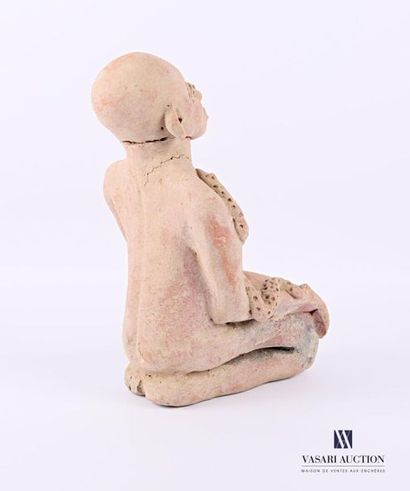 null MALI - CIVILIZATION DJENNE
Pregnant woman kneeling a snake climbing along her...