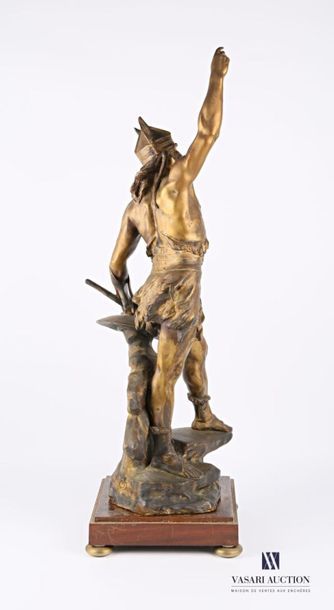 null DROUOT Edouard (1859-1945), d'après
Vercingétorix
Bronze à patine médaille
Signé...