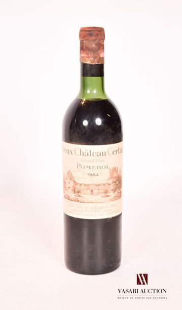 null 1 bottleVIEUX CHÂTEAU CERTANPomerol1964
And. a little faded and stained. N:...