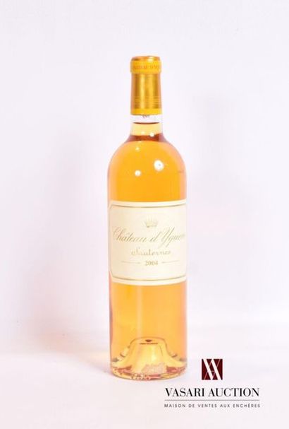 null 1 bottleChâteau D'YQUEM1er Cru Sup. Sauternes2004
And. barely stained. N: half...