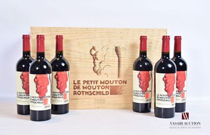 6 bouteilles	LE PETIT MOUTON	Pauillac	2008
	Présentation...
