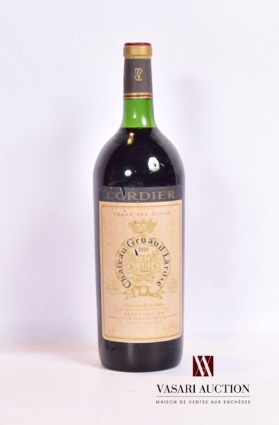 null 1 magnumChâteau GRUAUD LAROSESt Julien GCC1979
And. faded and stained but perfectly...
