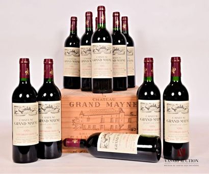 null 11 bouteilles	Château GRAND MAYNE	St Emilion GCC	1994
	Et. impeccables. N :...