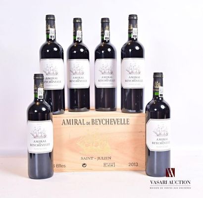 null 6 bouteilles	AMIRAL DE BEYCHEVELLE	St Julien	2013
	Présentation et niveau, impeccables....