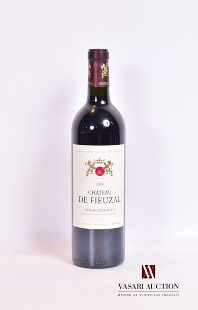 null 1 bottleChâteau DE FIEUZALGraves GCC2006
And; very slightly stained. N: low...