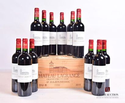 null 12 bouteilles	Château LAGRANGE	St Julien GCC	2011
	Présentation et niveau, impeccables....