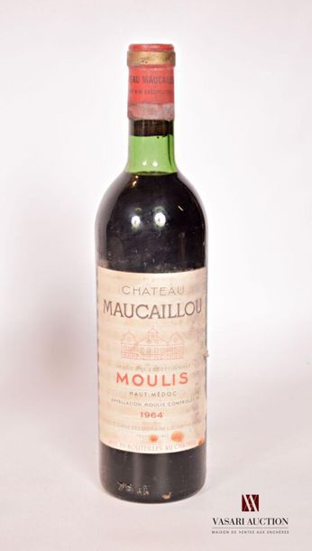 1 bouteille	Château MAUCAILLOU	Moulis	1964
	Et....