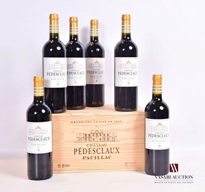 6 bouteilles	Château PEDESCLAUX	Pauillac...