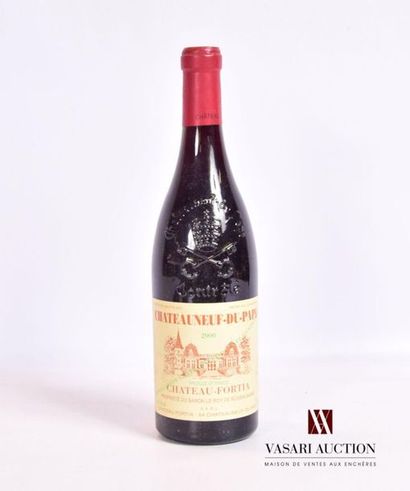 null 1 bouteille	CHATEAUNEUF DU PAPE mise Château Fortia		2000
	Et. à peine tachée....