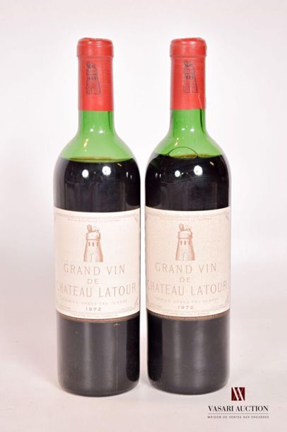 2 bouteilles	Château LATOUR	Pauillac 1er...
