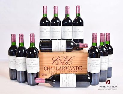 null 12 bouteilles	Château LARMANDE	St Emilion GCC	1997
	Et. impeccables. N : 10...