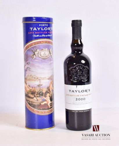 null 1 bouteille	Porto TAYLOR'S		2000
	Late Bottled Vintage Porto. 20° - 75 cl. Et....