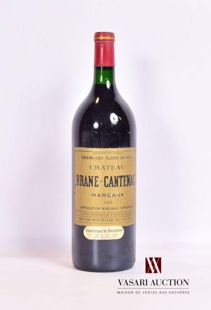null 1 magnumChâteau BRANE CANTENACMargaux GCC1985
Ett. faded and stained but perfectly...