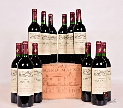 null 12 bouteilles	Château GRAND MAYNE	St Emilion GCC	1994
	Et.: 11 impeccables,...
