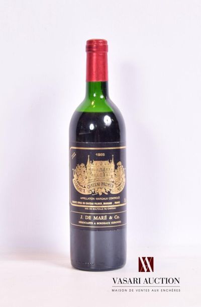 null 1 bouteille	Château PALMER	Margaux GCC	1985
	Et. avec passe de négociant, impeccable....