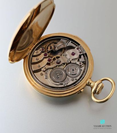 null Vacheron Constantin, striking pocket watch in 750-thousandths yellow gold, white...