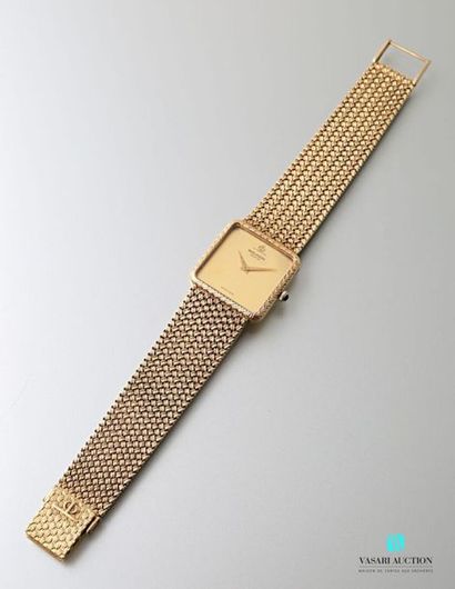 null Baume et Mercier, men's wristwatch from the 1970s, in 750 thousandths yellow...