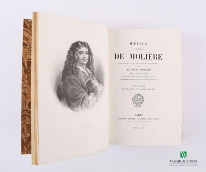 null MOLIERE - Oeuvres complètes - Paris Garnier frères 1885-1886 - douze volumes...